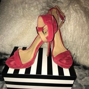 ‘JustFab’ crushed-velvet Stilettos